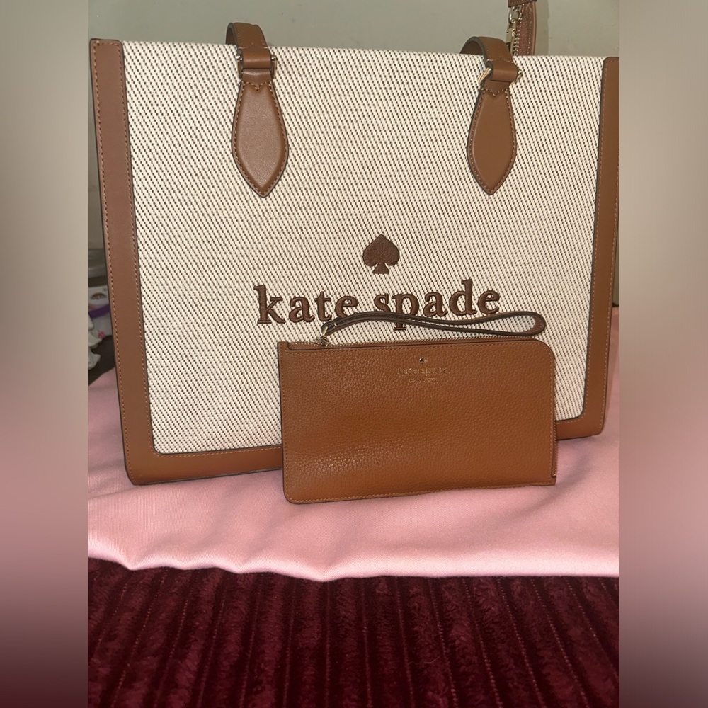 Kate Spade Large Ellie Tote & Wristlet